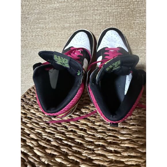 Nike Dunk High White Pink Black Size 10 main image 9